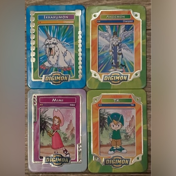 Anggmon, TK, Ikkakumon,Mimi
Digimon Special Edition Taco Bell Tin cards lot of 4 - Picture 6 of 6